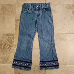 Lee Floral and Velvet Trimmed Jeans